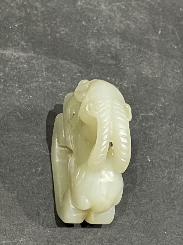 玉瑞兽手把件 - 图5