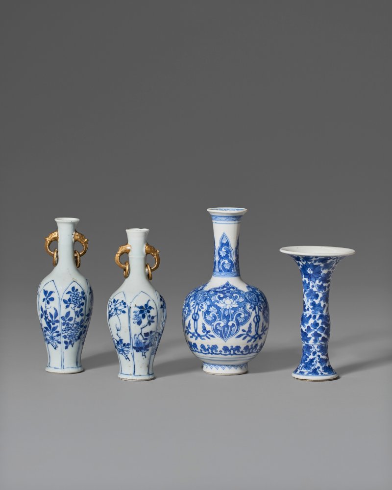 中國 清康熙 青花瓷器四件  CHINA, KANGXI PERIOD (1662-1722) - 图1