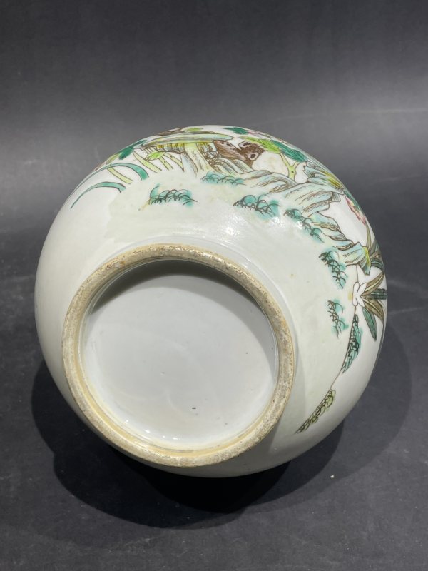 粉彩花卉纹胆瓶 - 图8