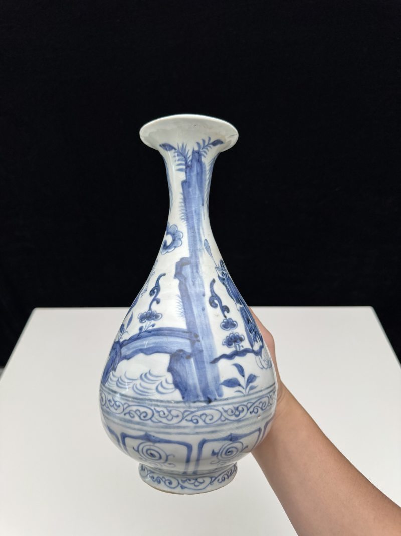 元 青花人物故事图玉壶春瓶 - 图9