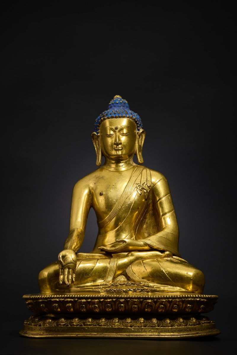 17世纪 扎什伦布寺宝生如来佛坐像 - 图7