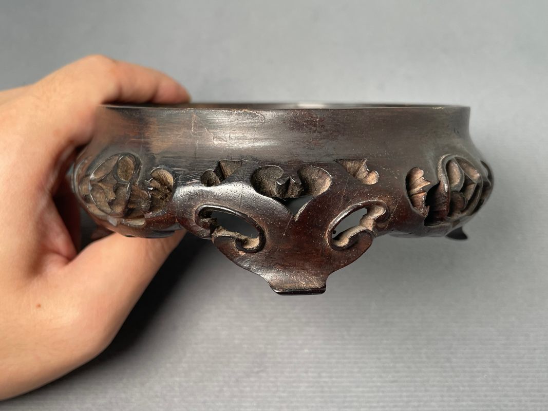 清 红木底座 - 图5