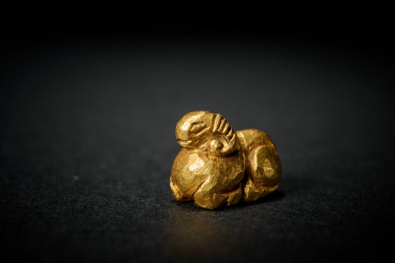 明 金质羊形摆件 - 图5
