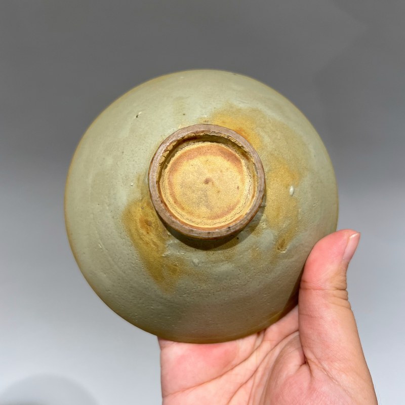 明代 月白釉盏 - 图7