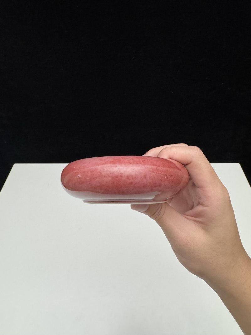 清康熙 豇豆红釉镗锣洗 - 图9