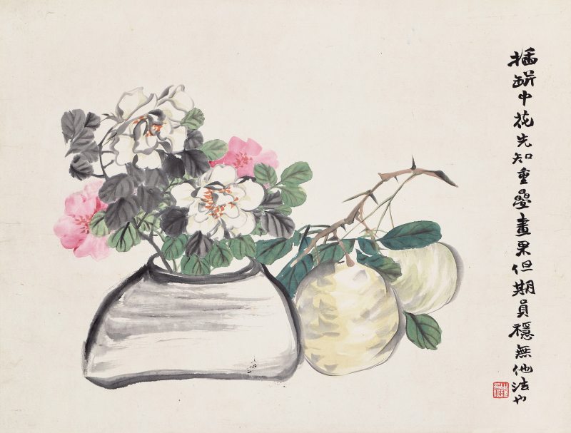 瓶花双菓