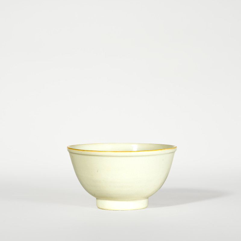 明崇祯 白釉茶盏 - 图1