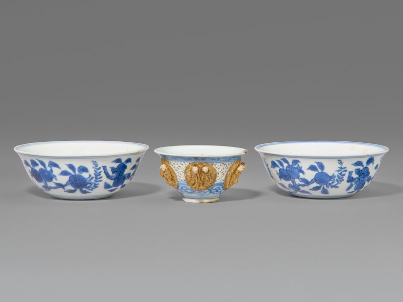 中國 十七/十八世紀 青花器三件  CHINA, 17TH-18TH CENTURY - 图1