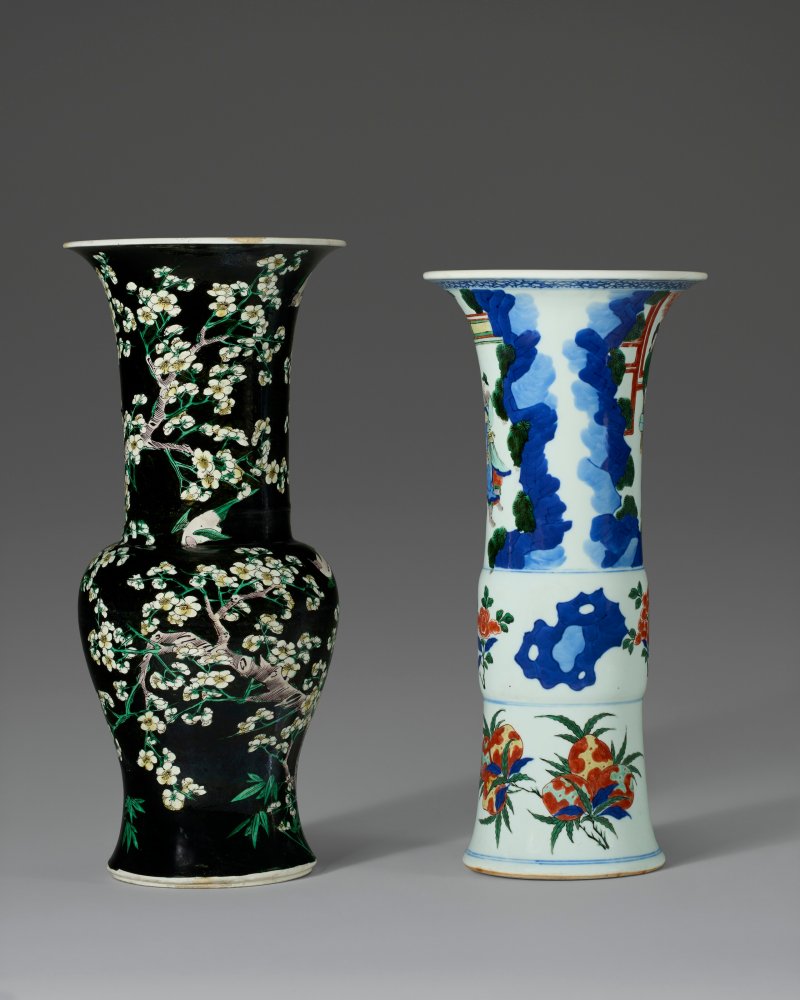中國 清十八/十九世紀 瓷瓶兩件  CHINA, 18TH-19TH CENTURY - 图3