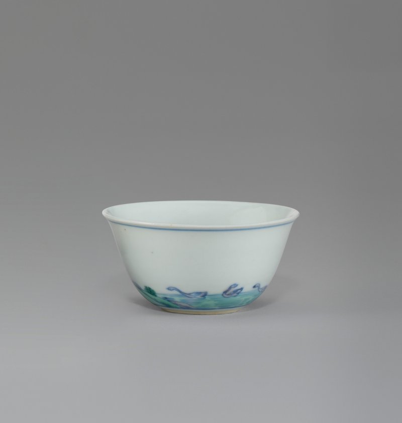 中國 清康熙/雍正 鬥彩高士圖小盃  CHINA, KANGXI-YONGZHENG PERIOD (1662-1735) - 图2