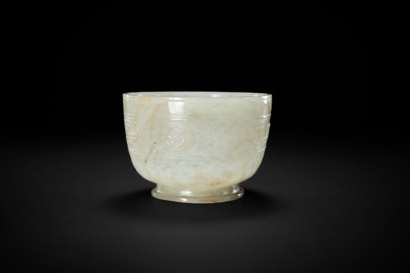 明 白玉杯