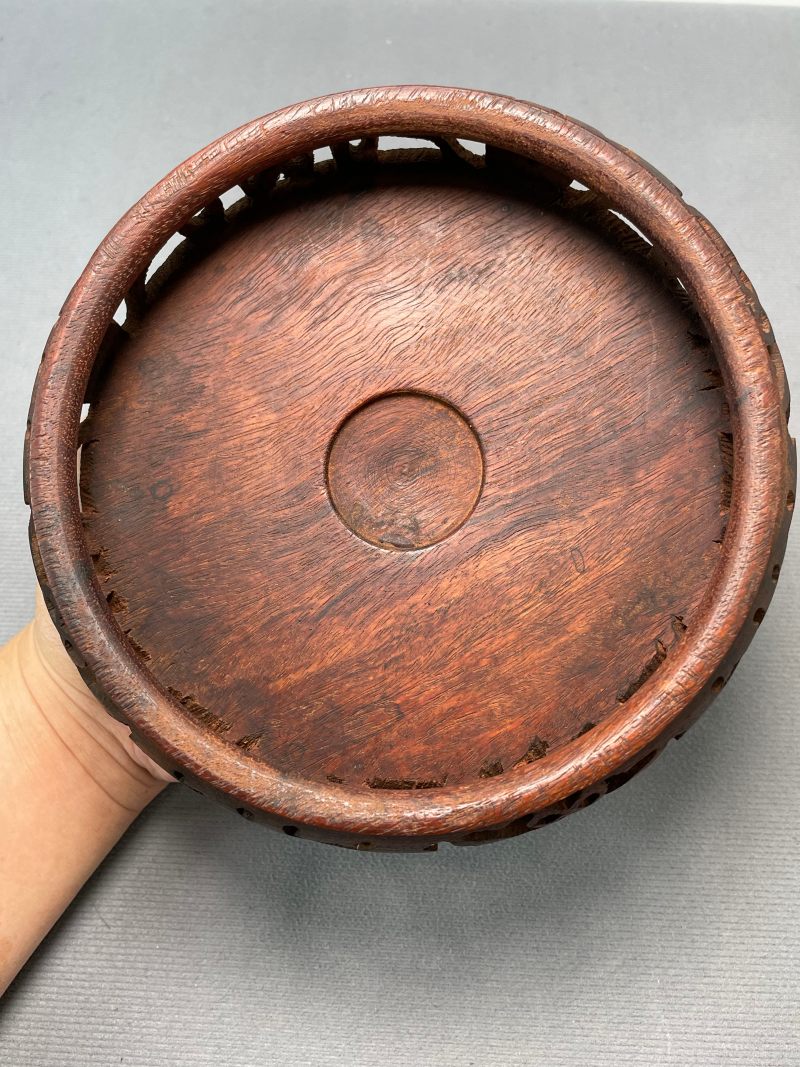 清 红木底座 - 图6