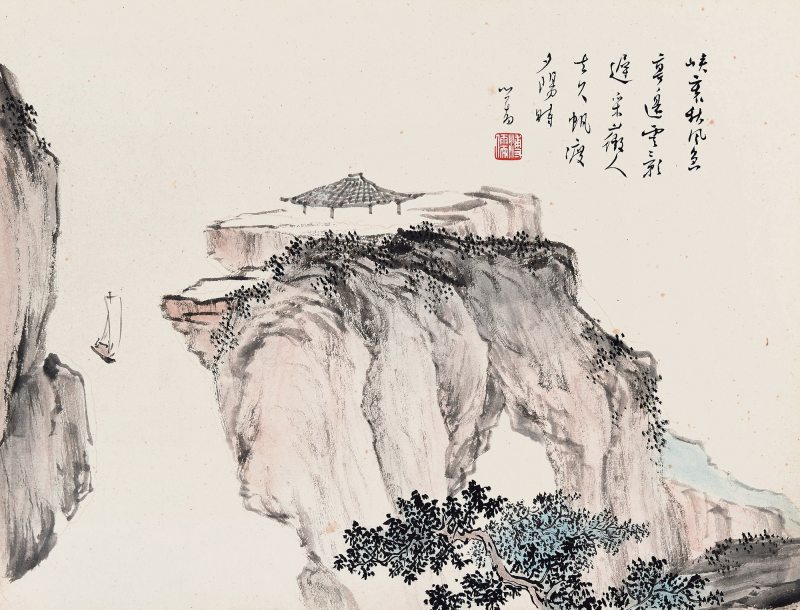 高峡孤帆