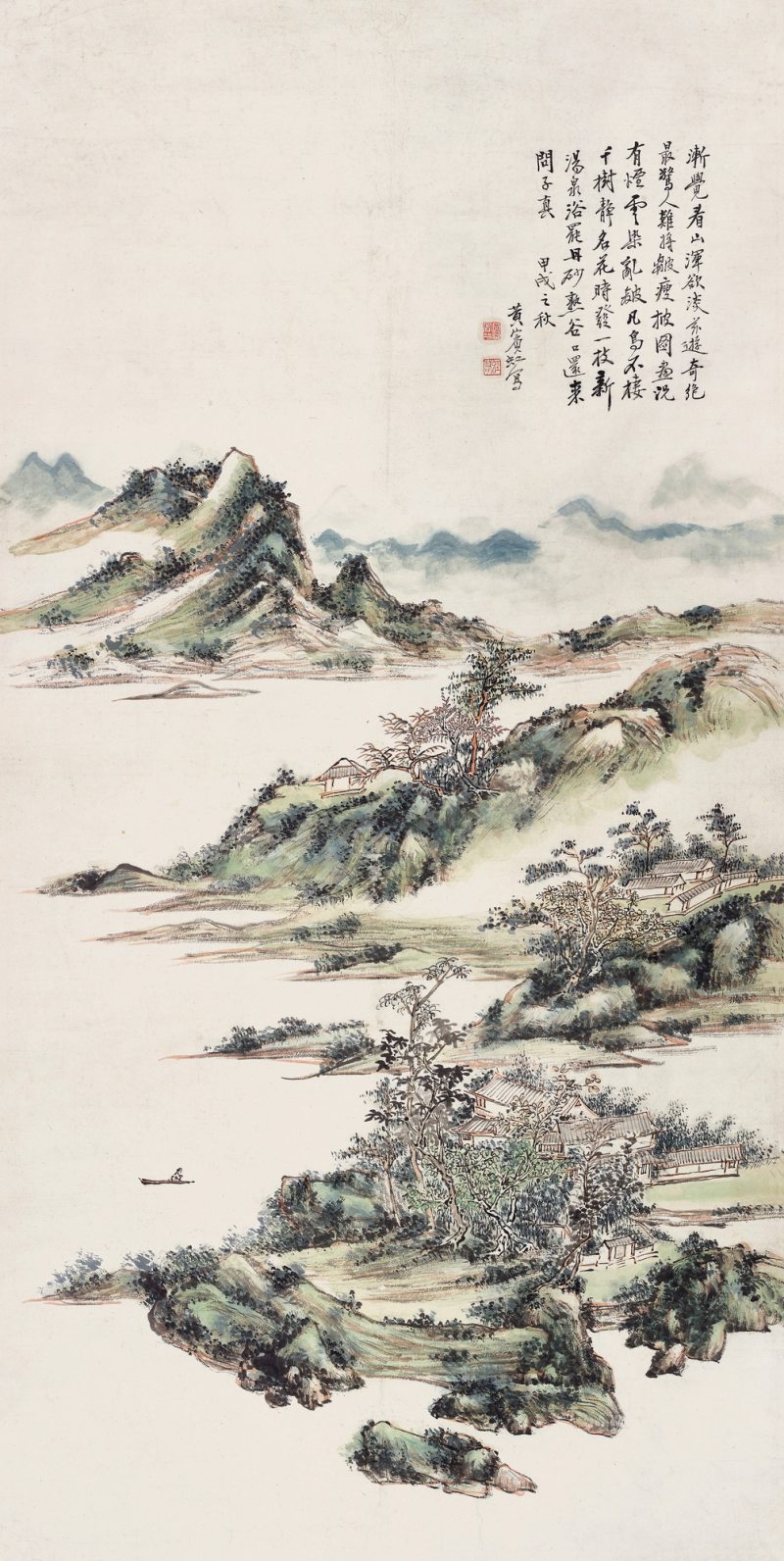 1934年作 山光翠色