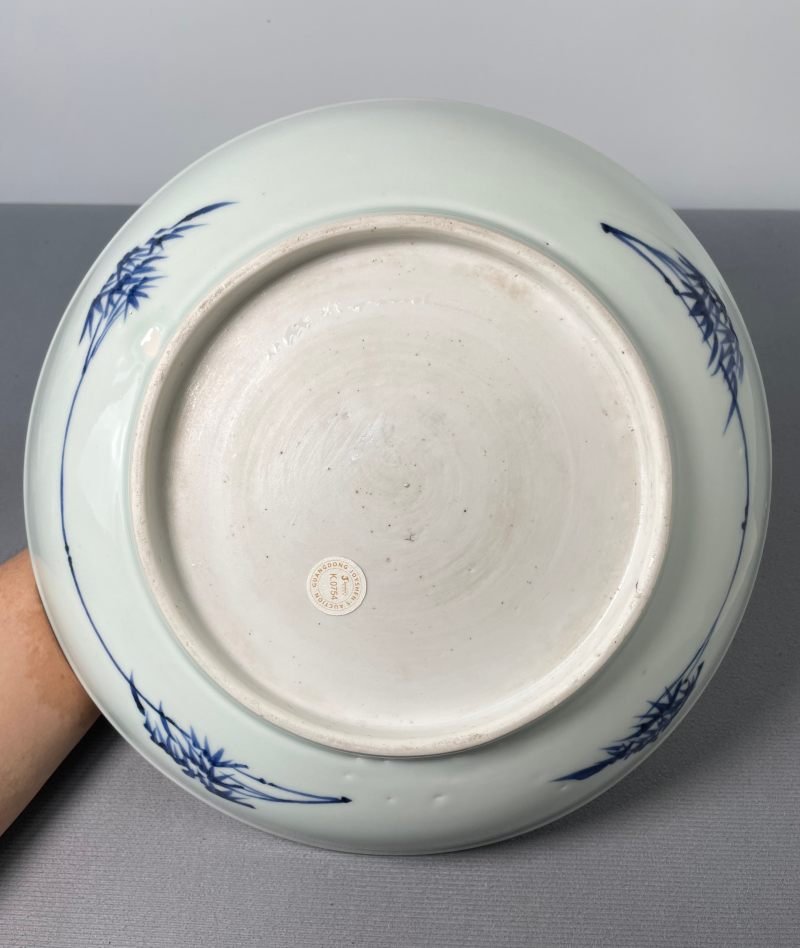 清乾隆 青花花富贵长春图盘 - 图23