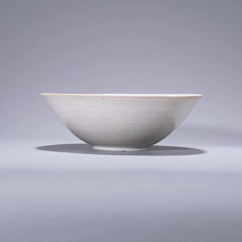 明代 青白釉双鱼纹碗 - 图2