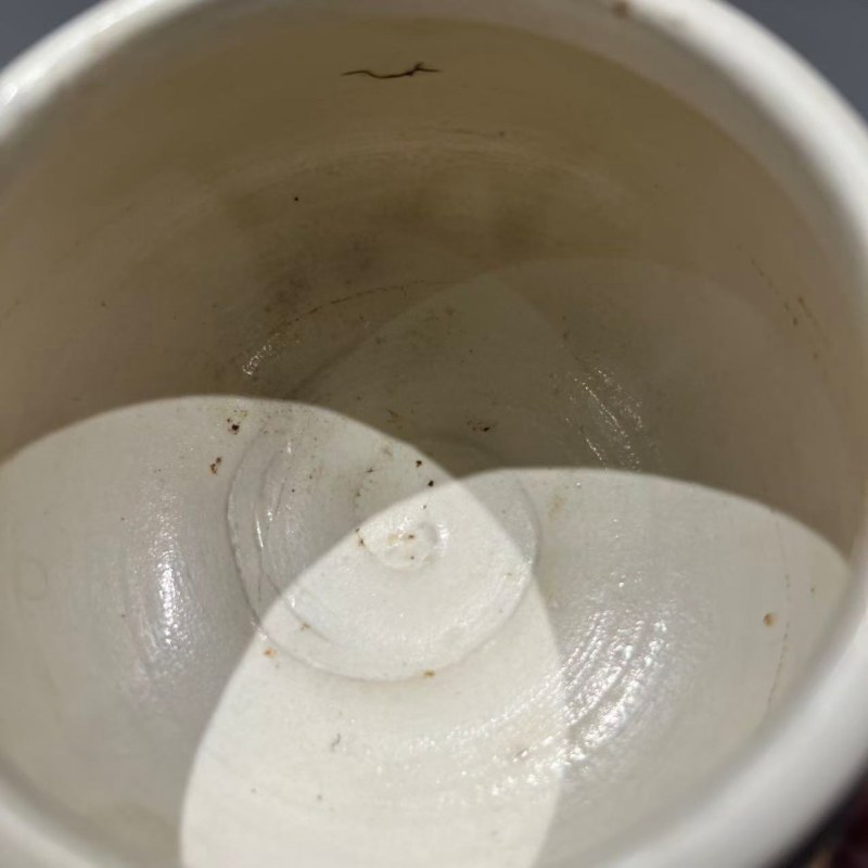 明代 淄素鸡心罐 - 图6