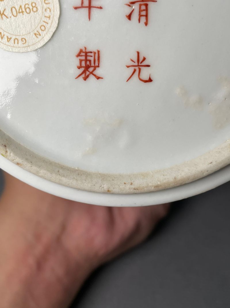 民国 粉彩芦雁图甘露瓶 - 图19