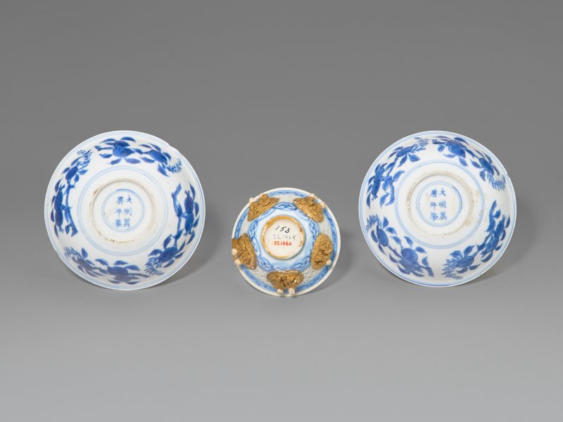 中國 十七/十八世紀 青花器三件  CHINA, 17TH-18TH CENTURY - 图3