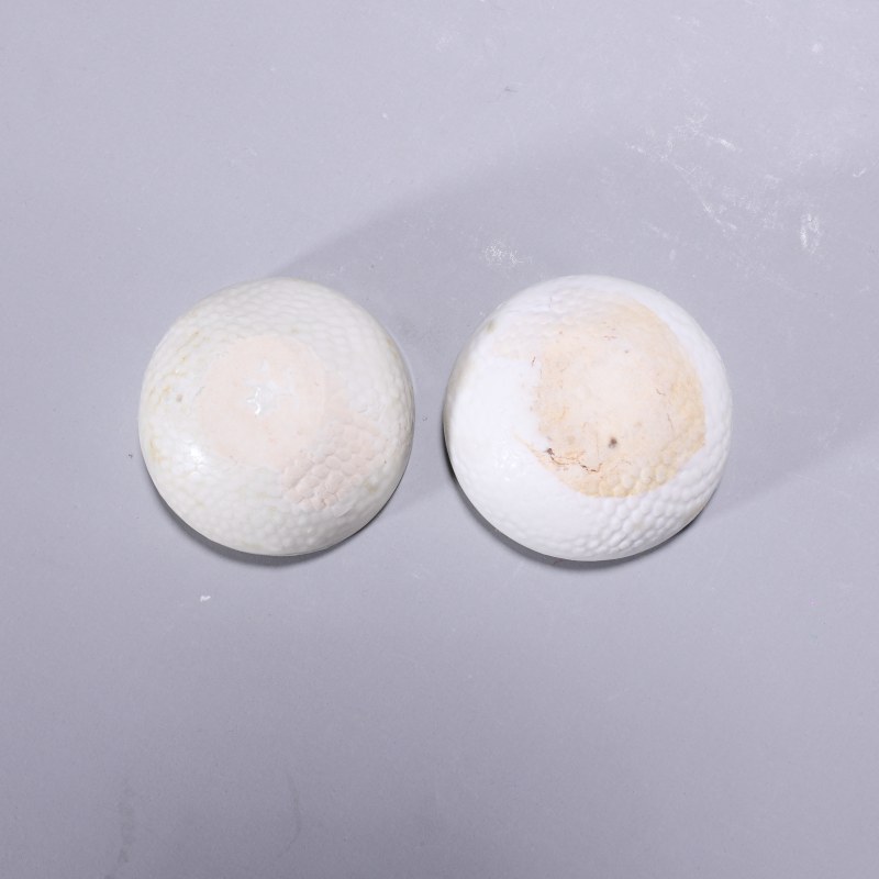 明代 白釉柳斗杯一对 - 图3