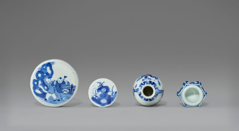 中國 清 青花瓷器五件  CHINA, QING DYNASTY (1644-1911) - 图3