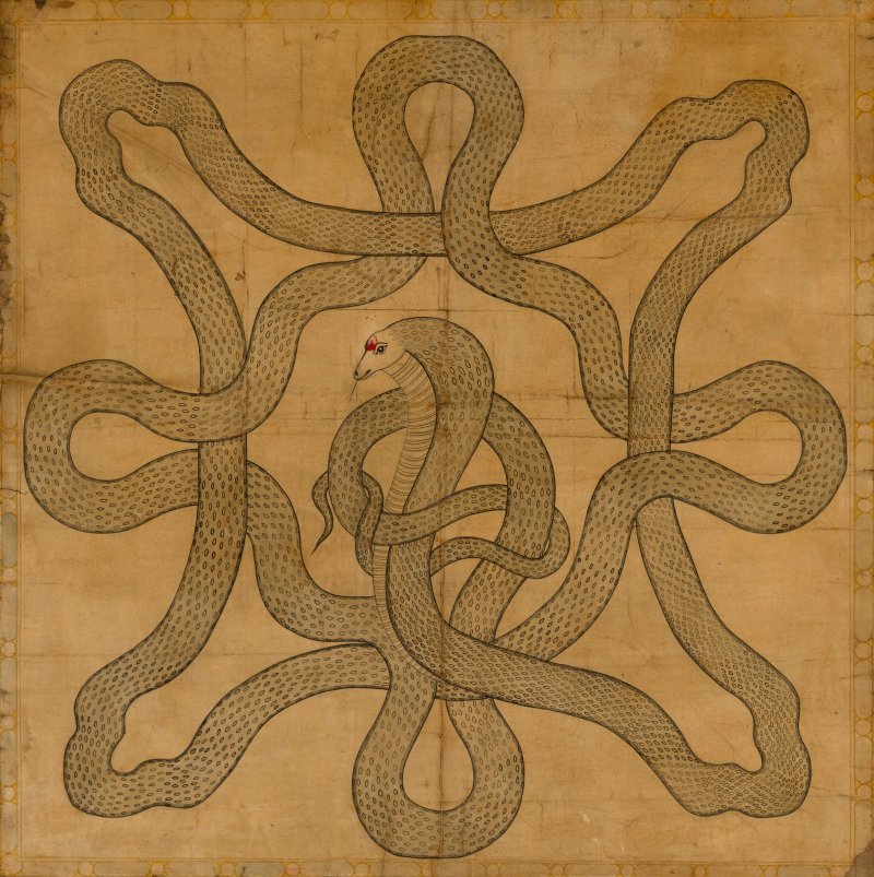 A KUNDALINI DIAGRAM  INDIA, 19TH CENTURY - 图2