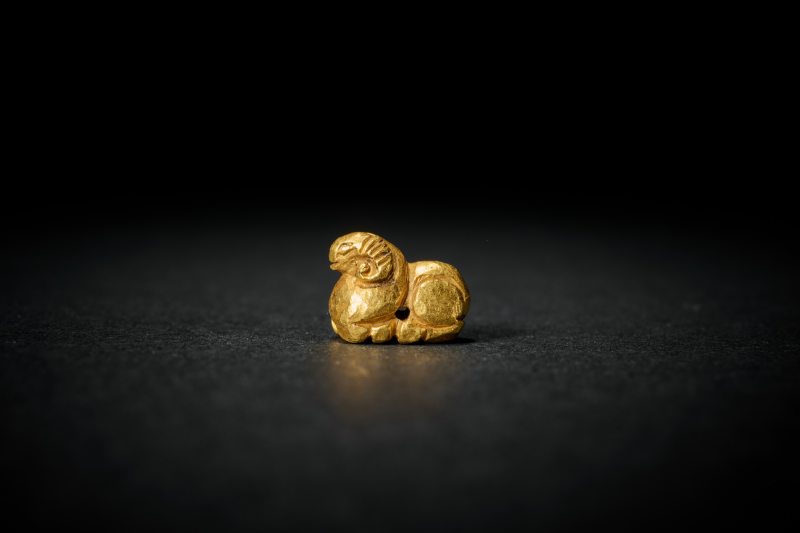 明 金质羊形摆件 - 图7