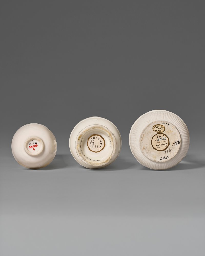 中國 十七世紀 德化白釉瓷器三件  CHINA, 17TH CENTURY - 图3