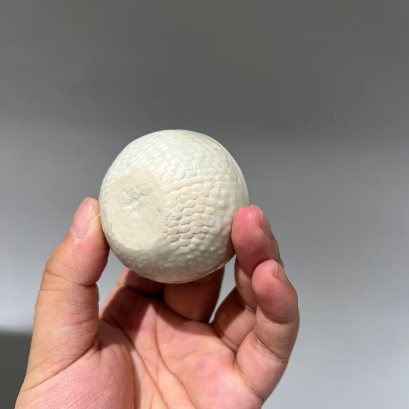 明代 白釉柳斗杯一对 - 图6