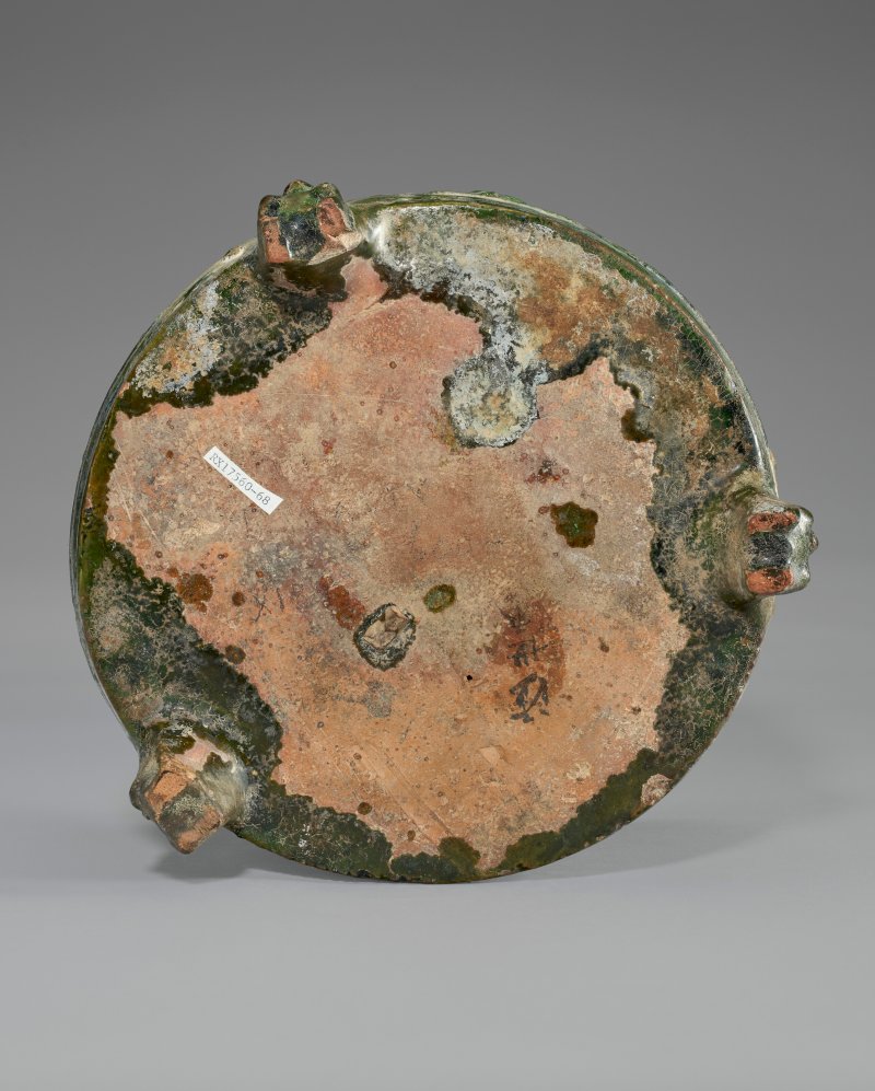 中國 漢 綠釉三足蓋奩  CHINA, HAN DYNASTY (206 BC-AD 220) - 图3