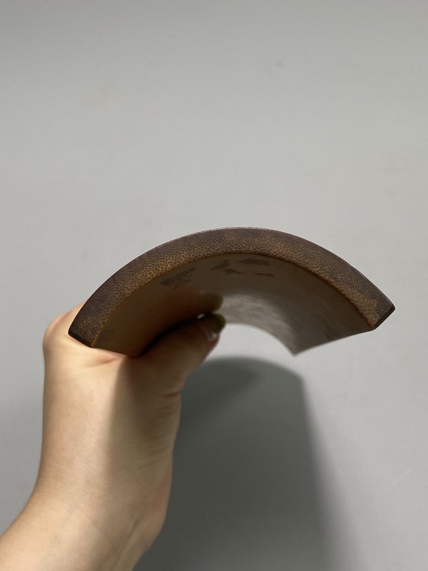 清 竹雕人物臂搁 - 图9