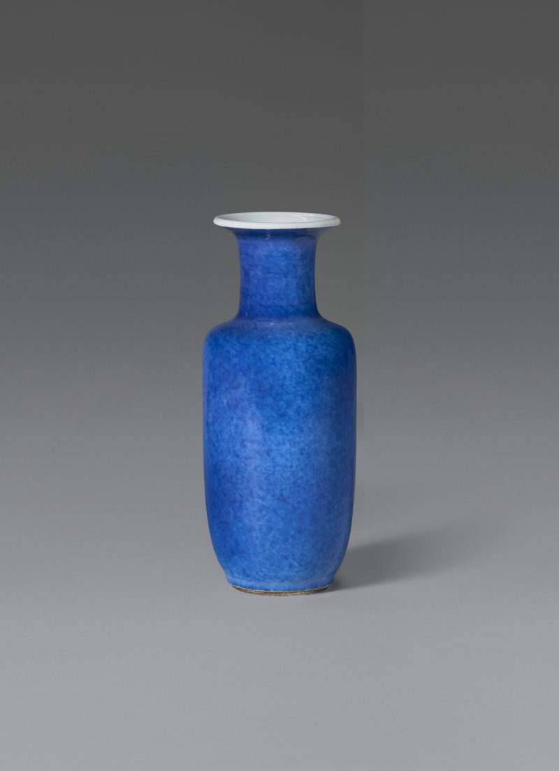 中國 清康熙 灑藍釉瓶兩件  CHINA, KANGXI PERIOD (1662-1722) - 图4