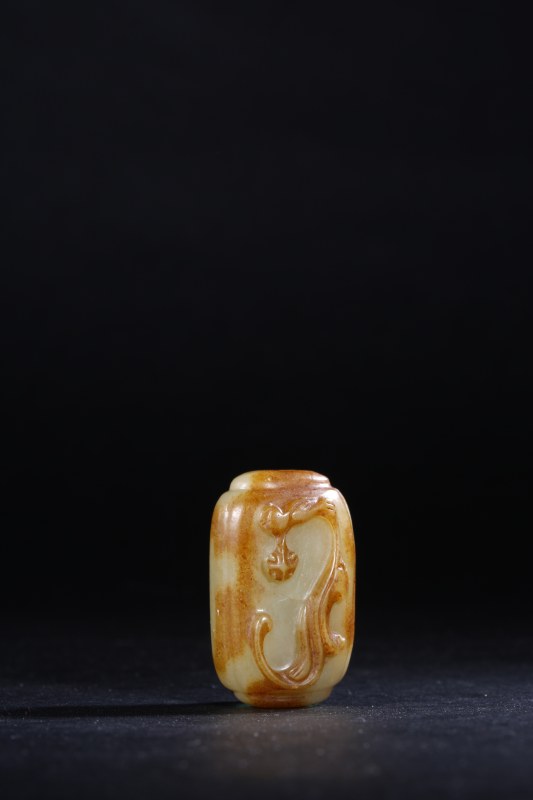 明 玉螭龙勒子