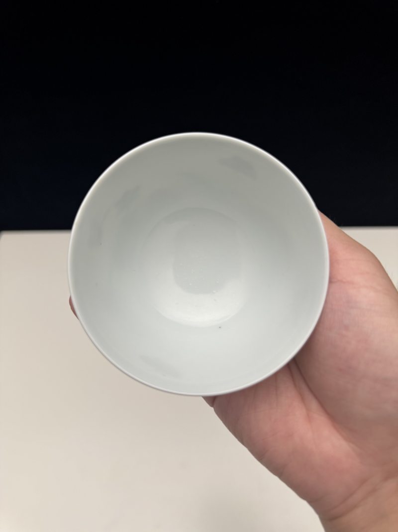 清雍正 斗彩花蝶纹杯 - 图7