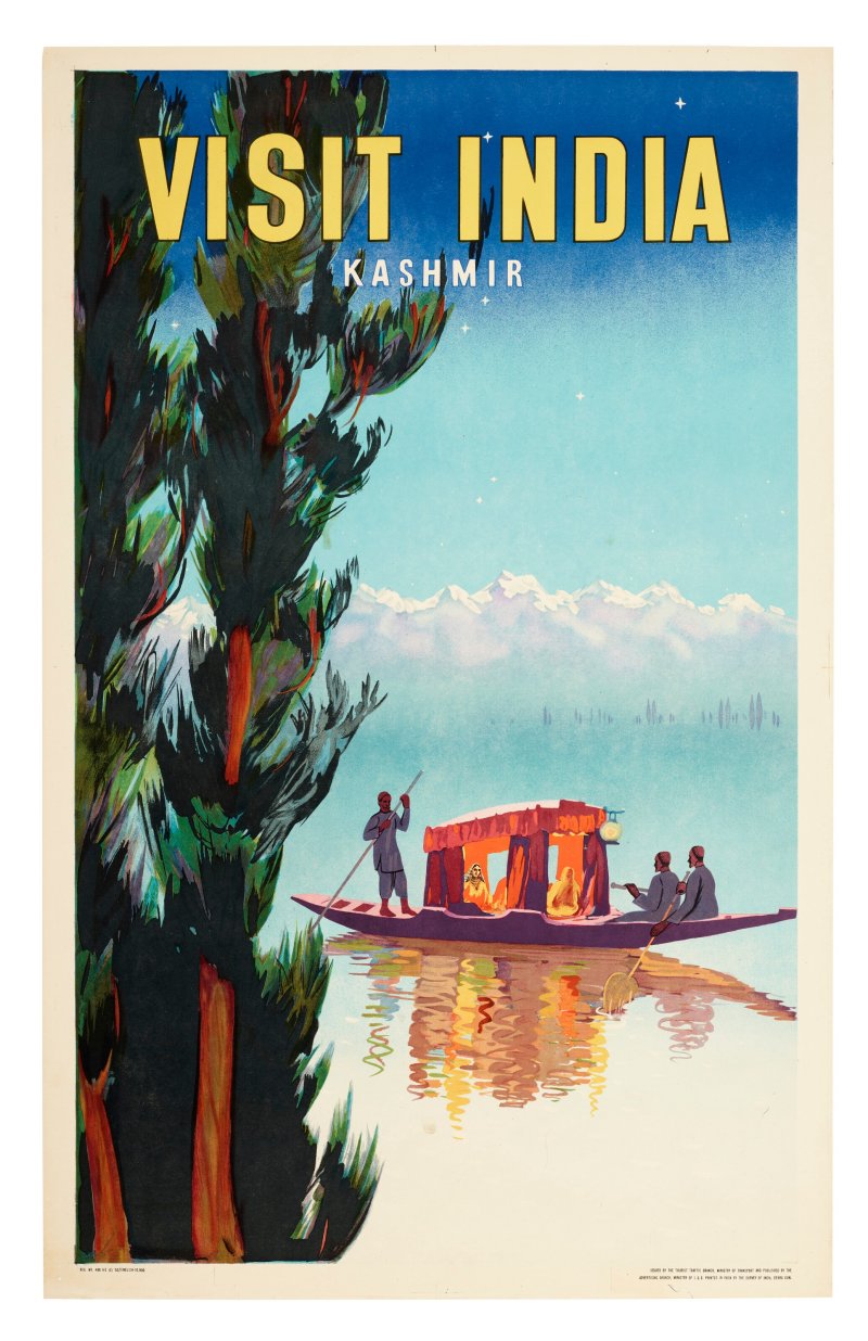 A GROUP OF THREE INDIA TRAVEL POSTERS  INDIA, 20TH CENTURY - 图4