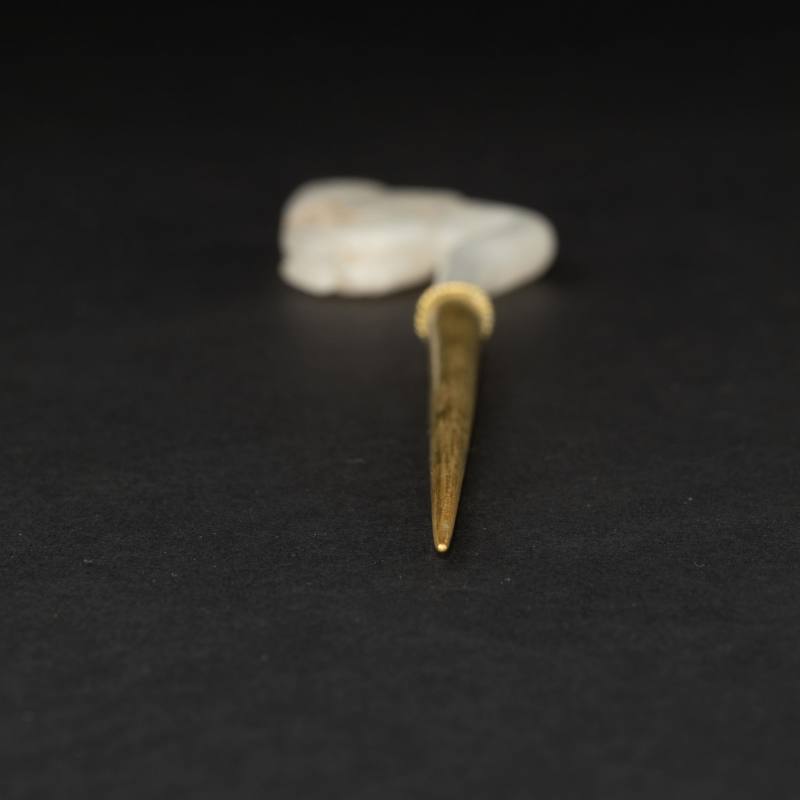    宋 白玉包金發釵 - 图6