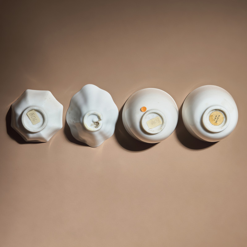 清早中期 德化白瓷酒杯三隻 | Four Chinese Blanc-de-Chine Porcelain Wine Cups, 17th-18th Century - 图3
