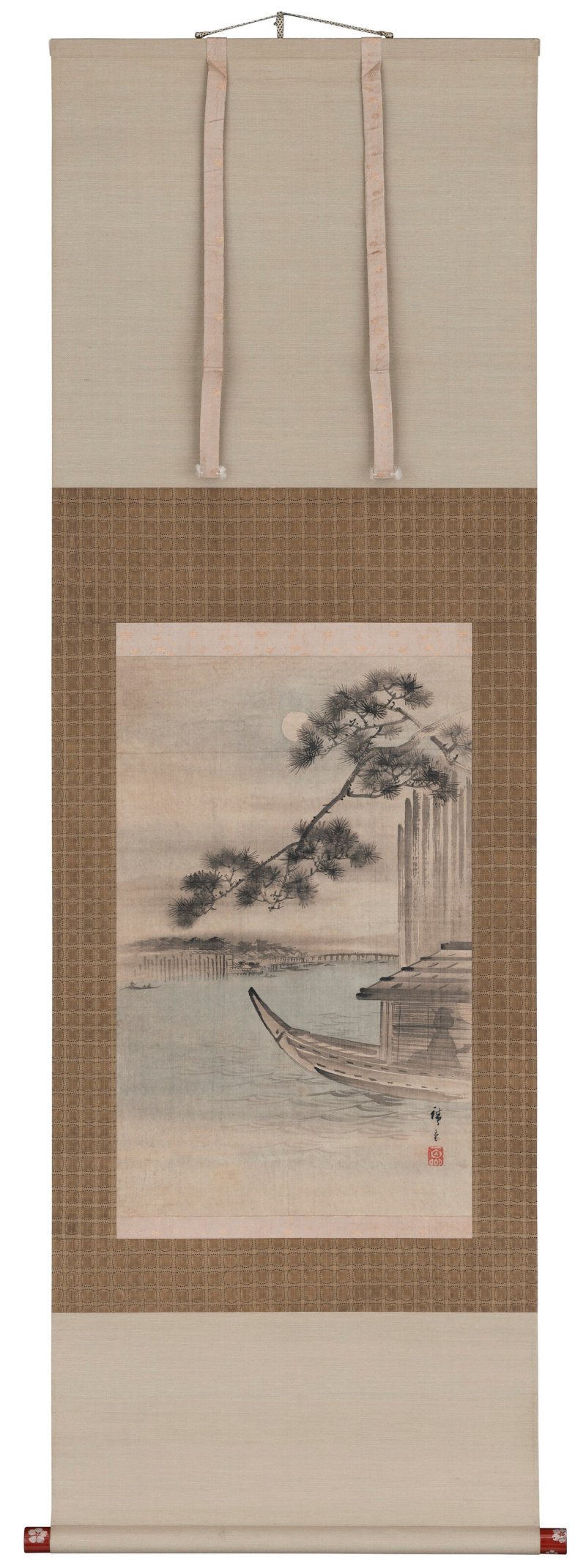 UTAGAWA HIROSHIGE (1797-1858)  Pine of Success and Oumayagashi, Asakusa River - 图2