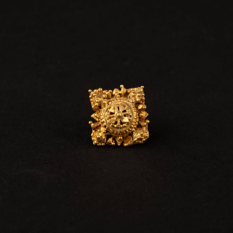    宋 寶相花金扣飾 - 图2