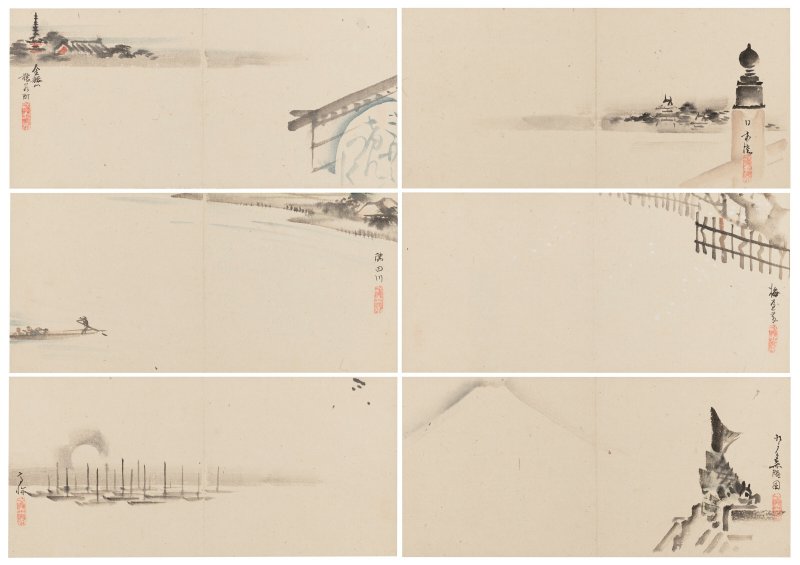 UTAGAWA HIROSHIGE (1797-1858)  Views of Edo
