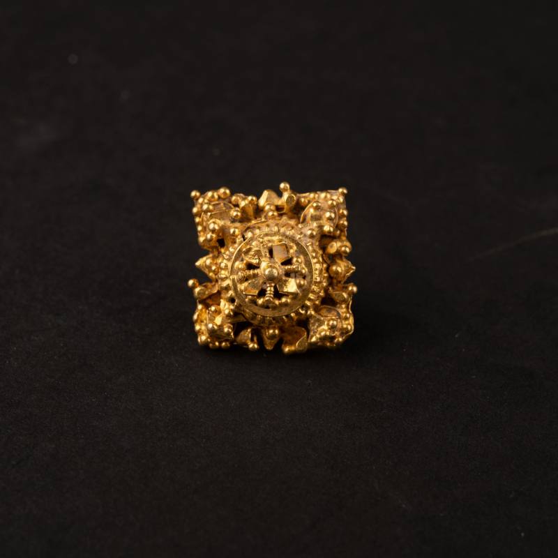    宋 寶相花金扣飾 - 图7