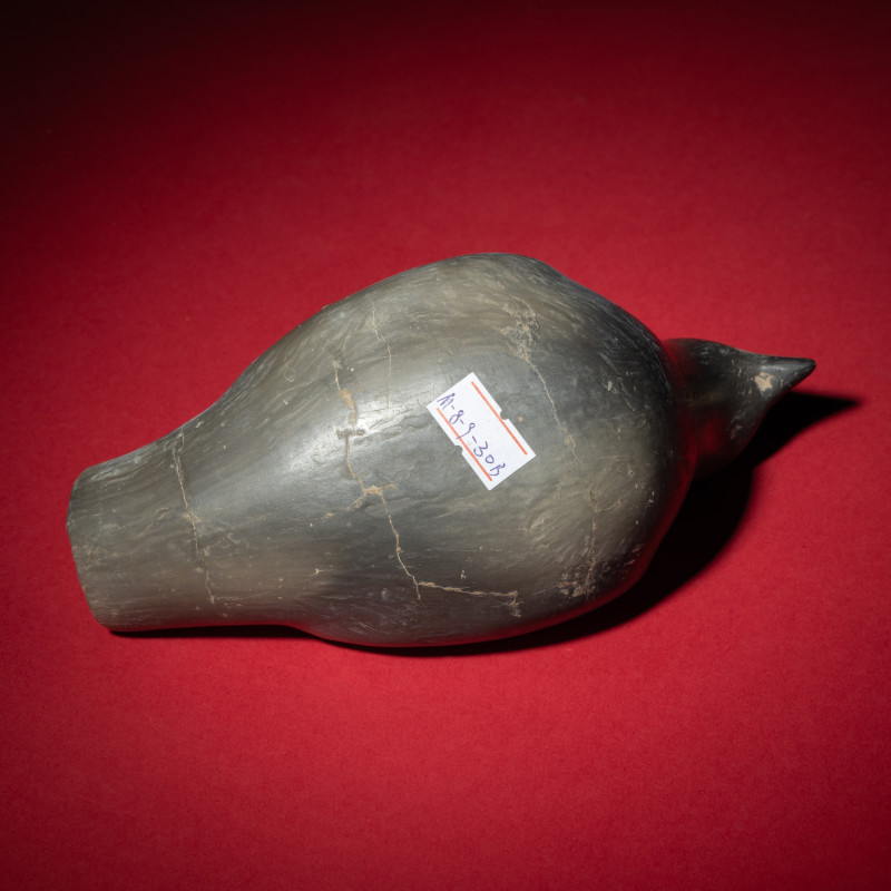 新石器時代 龍山文化黑陶鳥 | A Chinese Neolithic Black Pottery Bird, Longshan Culture - 图5