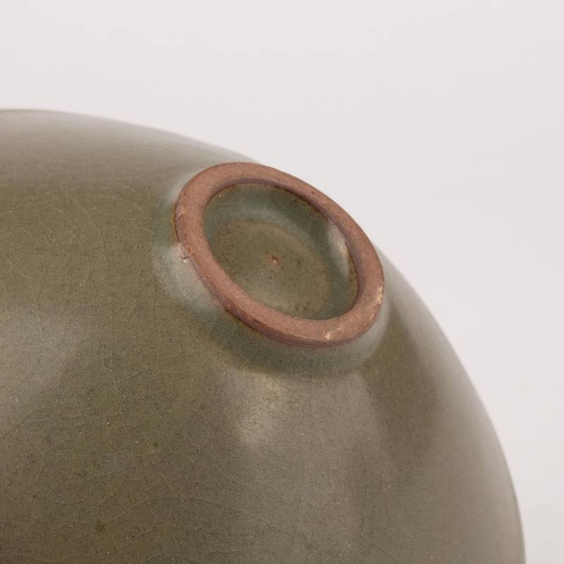    青釉鳳紋斗笠盞 - 图9