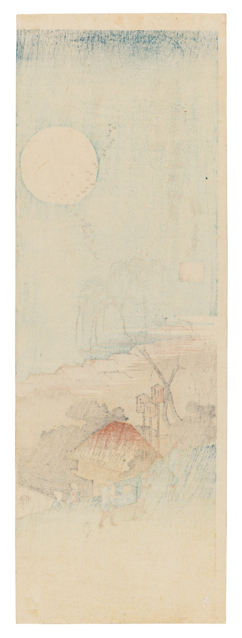 UTAGAWA HIROSHIGE (1797-1858)  Shin Yoshiwara Emozaka shugetsu (Autumn Moon at Emon Slope in the New Yoshiwara) - 图2