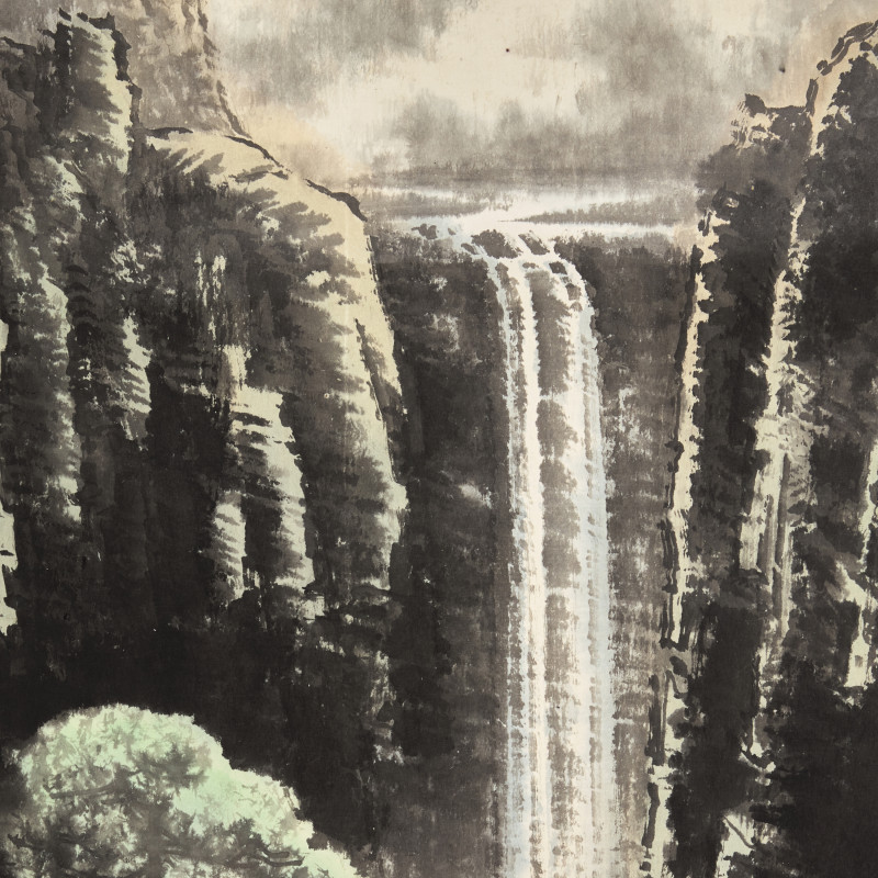 黃北壽舊藏書畫一組九件 | Five Chinese Hanging Scroll Paintings and Four Calligraphy Dedicated to Huang Beishou (1913-2000) - 图22