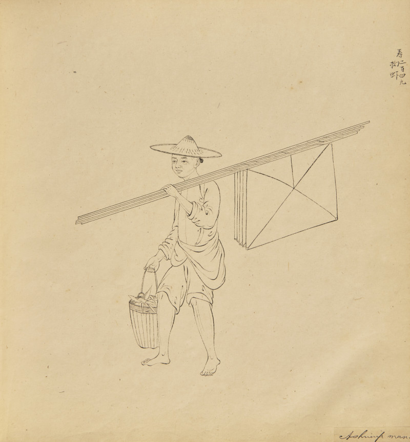 清晚期 关联昌（庭呱，1809-1870）畫室繪《百業中國》冊頁120幀 | A Rare Chinese Export Album Depicting Chinese Occupations, Studio of Tingqua (1809-1870), Qing Dynasty, Mid 19th Century - 图4