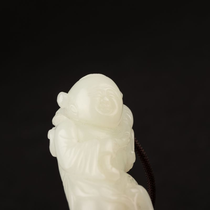    清 白玉童子 - 图7