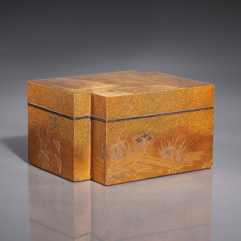日本江戶時代 金漆蒔繪仿書蓋盒 | A Japanese Gilt Lacquer Book-Form Box, Late Edo to Meiji Period, Late 18th to 19th Century - 图3