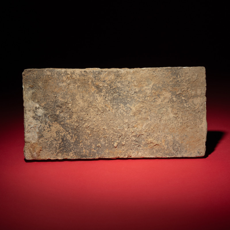 南朝 灰陶四神白虎畫像磚 | A Chinese Grey Pottery 'White Tiger' Relief Tomb Brick, Southern Dynasties - 图5