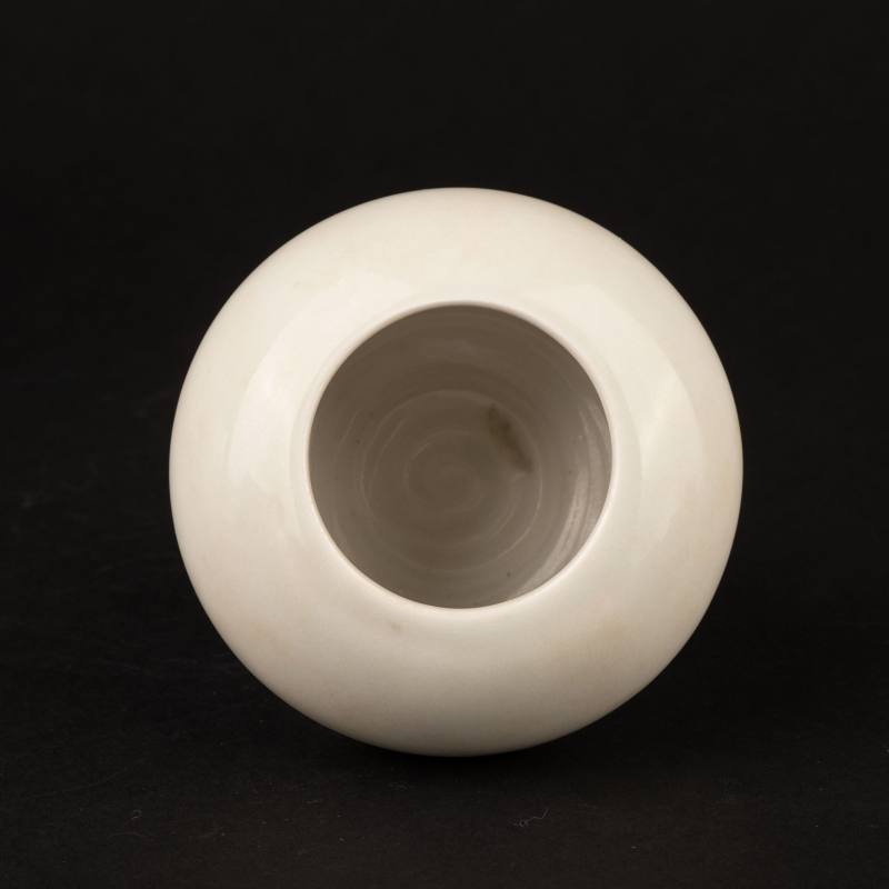    唐 白釉水盂蓋壺 - 图6